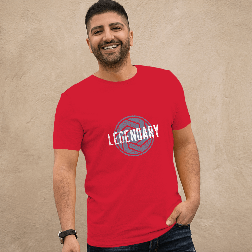 Legendary Unisex Round Neck Half Sleeve