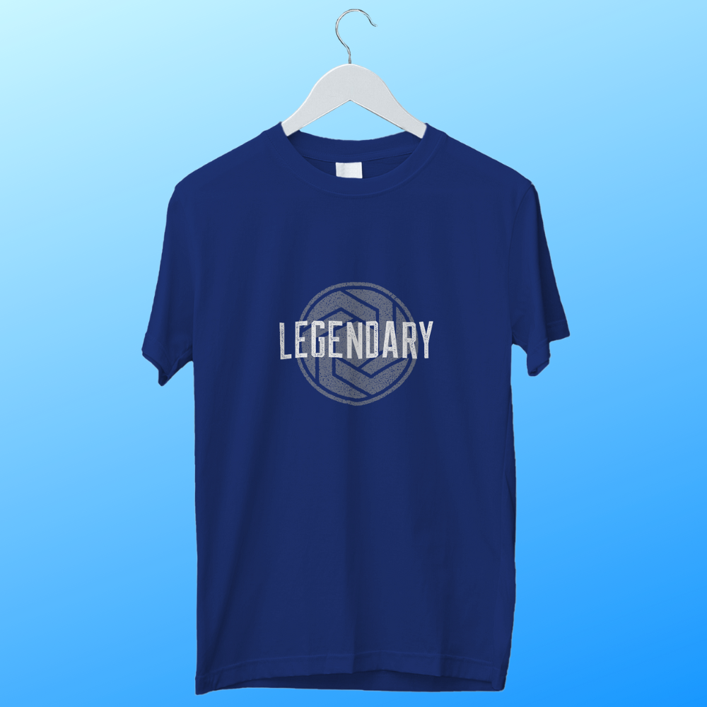 Legendary Unisex Round Neck Half Sleeve