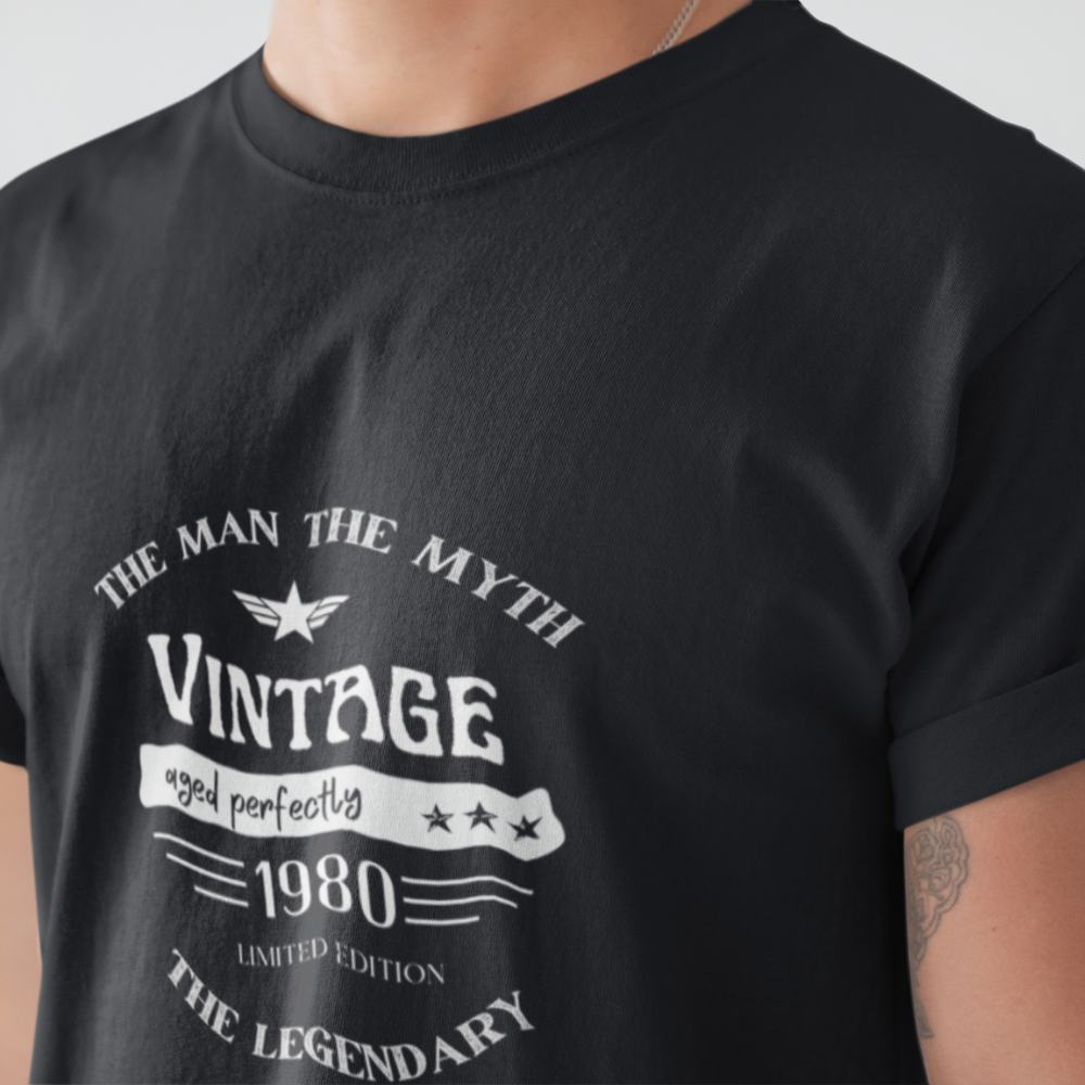 The Man The Myth Legendary Round Neck Half Sleeve