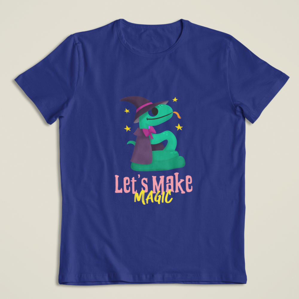 Lets make magic Boys Round Neck Half Sleeve