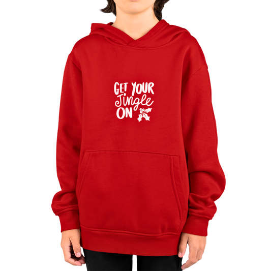 Get Your Jingle On - Unisex Kids Hoodies ( Red)