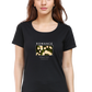 Women's Premium 100% Cotton T-Shirt - Classic Regular Fit | Black Color | Round Neck | Half Sleeve