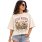 Stay Weird Boxy Oversized Fit