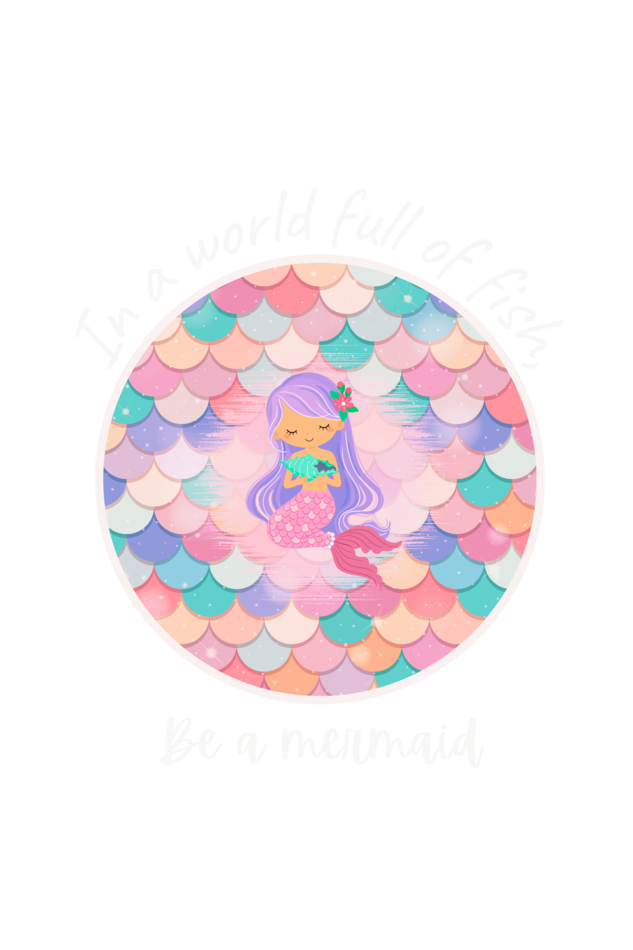 Be the mermaid Girls Half Sleeve Classic Comfort T-shirt